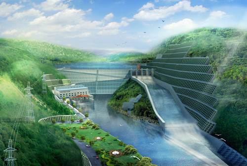 后安镇老挝南塔河1号水电站项目